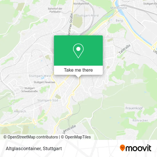 Карта Altglascontainer