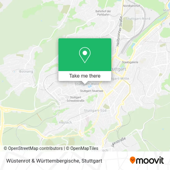 Карта Wüstenrot & Württembergische