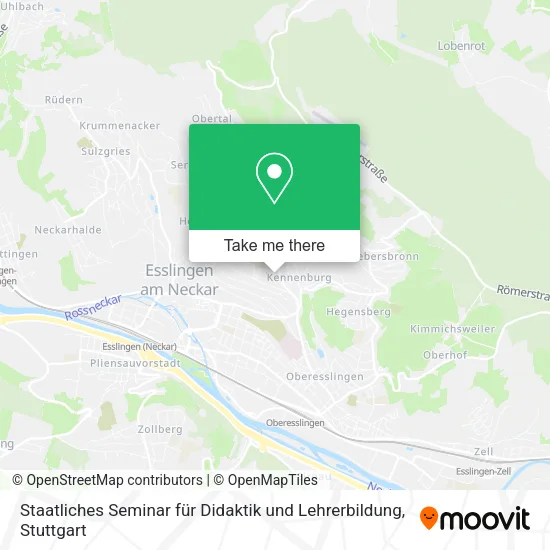 Карта Staatliches Seminar für Didaktik und Lehrerbildung