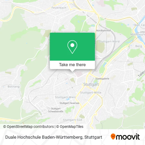 Карта Duale Hochschule Baden-Württemberg