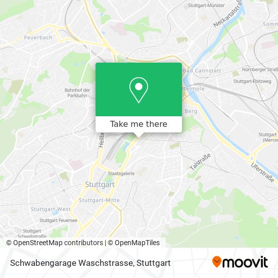 Schwabengarage Waschstrasse map