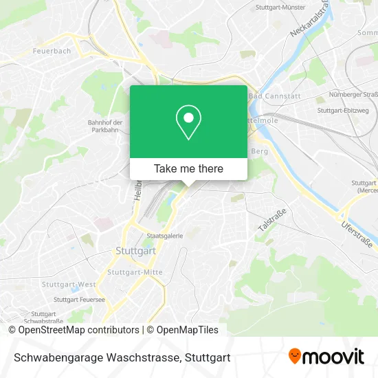 Карта Schwabengarage Waschstrasse