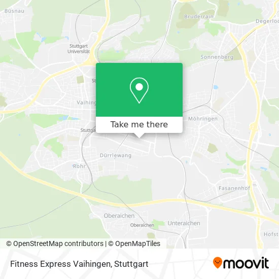 Карта Fitness Express Vaihingen