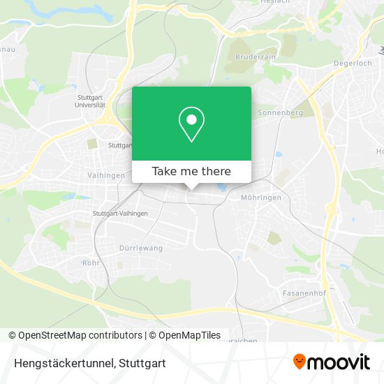 Hengstäckertunnel map