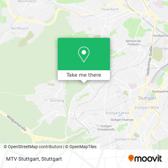 MTV Stuttgart map