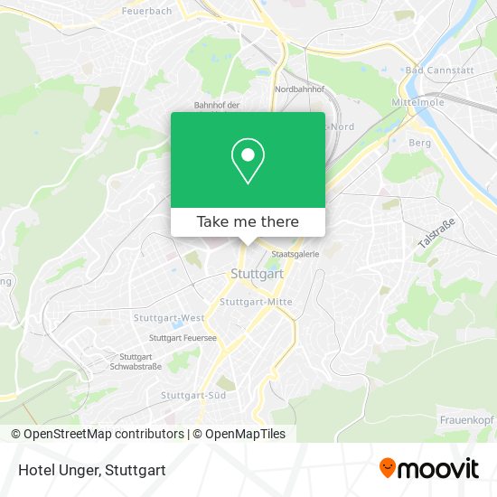 Hotel Unger map