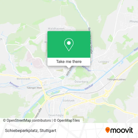 Карта Schiebeparkplatz