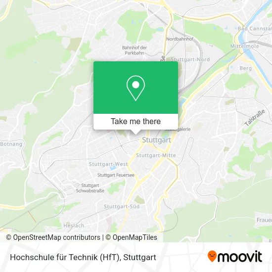 Карта Hochschule für Technik (HfT)