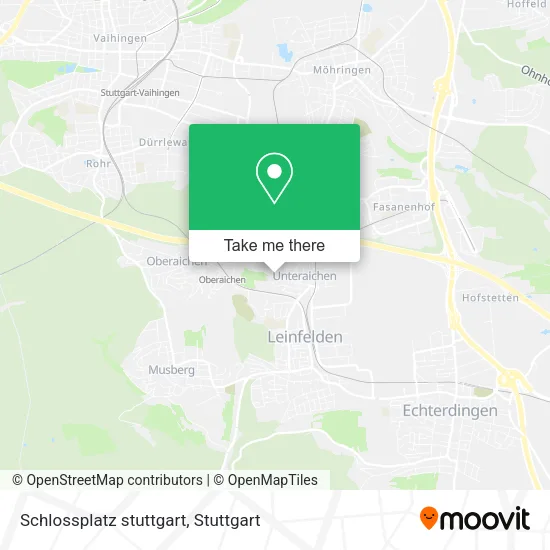 Schlossplatz stuttgart map