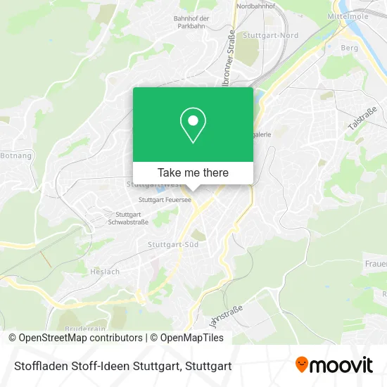 Карта Stoffladen Stoff-Ideen Stuttgart