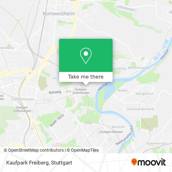 Карта Kaufpark Freiberg