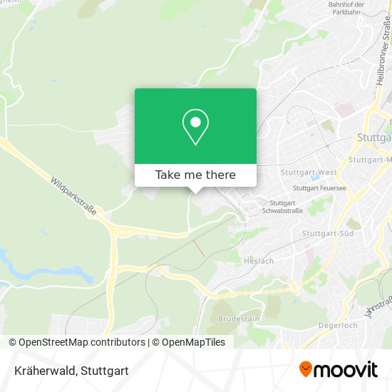 Kräherwald map