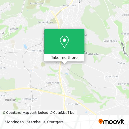 Möhringen - Sternhäule map