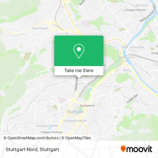 Карта Stuttgart-Nord