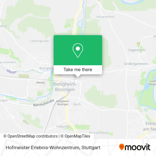 Карта Hofmeister Erlebnis-Wohnzentrum