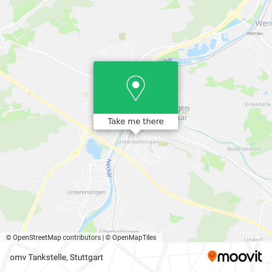 omv Tankstelle map