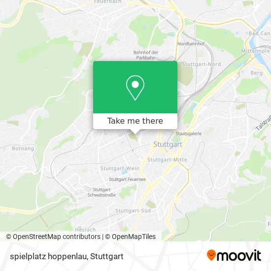 Карта spielplatz hoppenlau