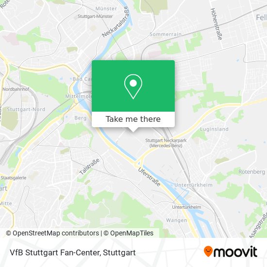 Карта VfB Stuttgart Fan-Center