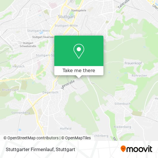 Stuttgarter Firmenlauf map