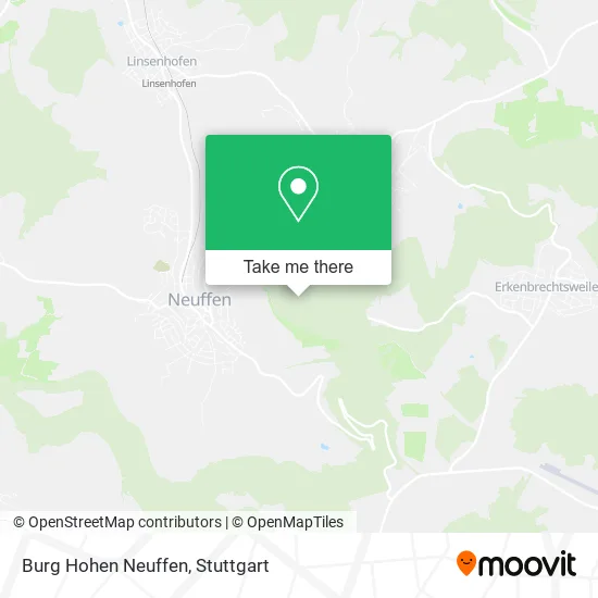Карта Burg Hohen Neuffen