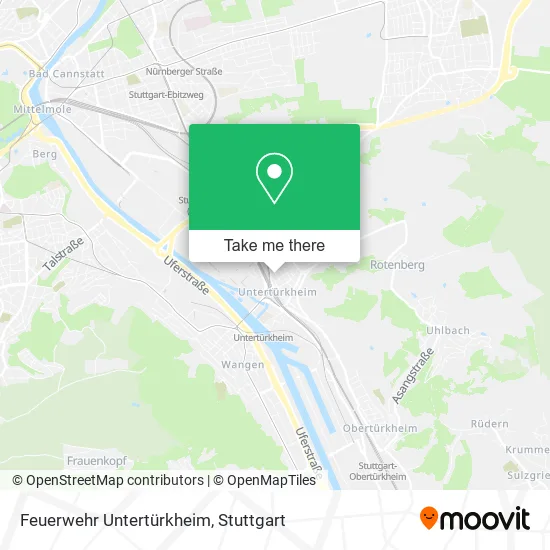 Карта Feuerwehr Untertürkheim