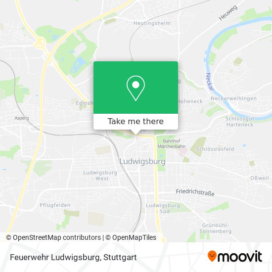 Карта Feuerwehr Ludwigsburg
