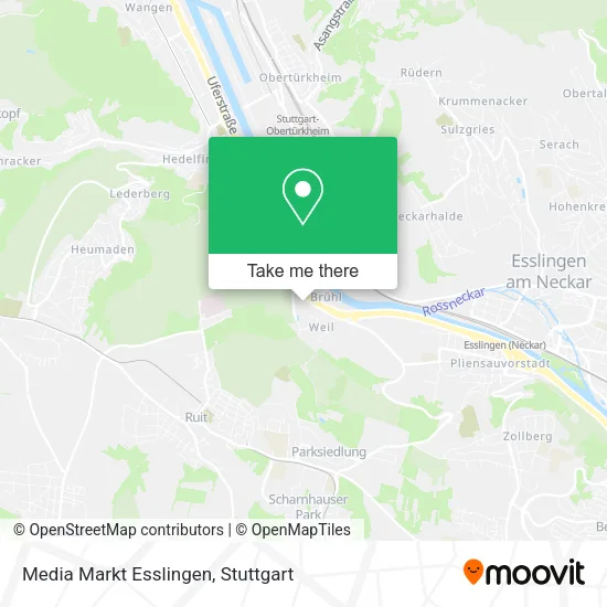 Карта Media Markt Esslingen