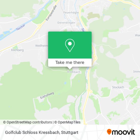 Golfclub Schloss Kressbach map