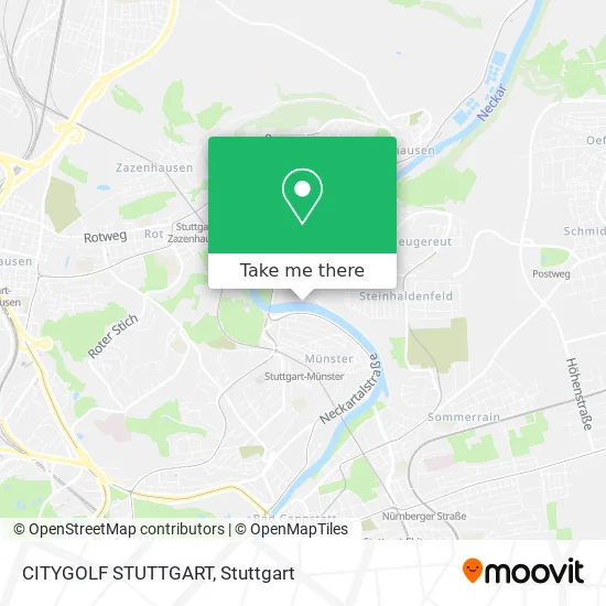 CITYGOLF STUTTGART map