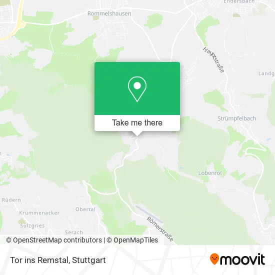 Карта Tor ins Remstal