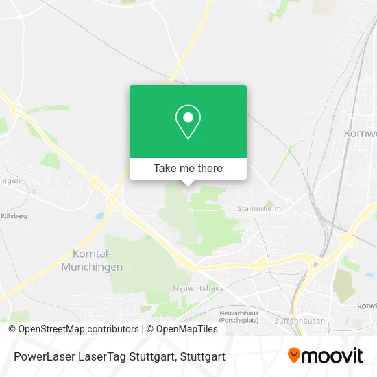 Карта PowerLaser LaserTag Stuttgart