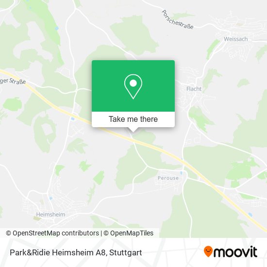 Карта Park&Ridie Heimsheim A8