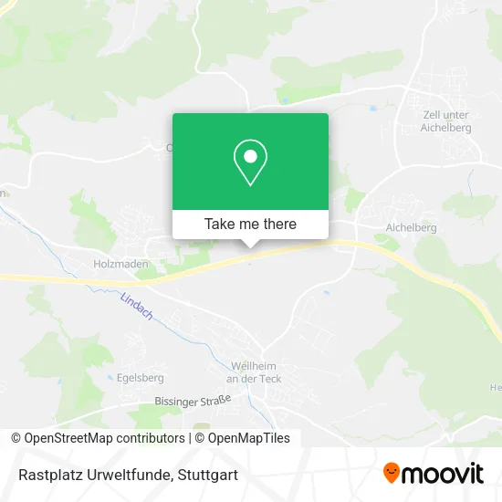 Карта Rastplatz Urweltfunde