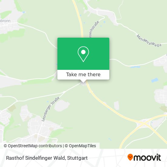 Карта Rasthof Sindelfinger Wald
