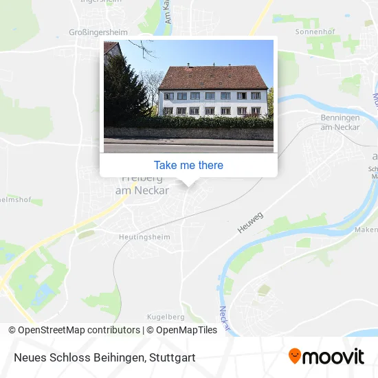 Карта Neues Schloss Beihingen