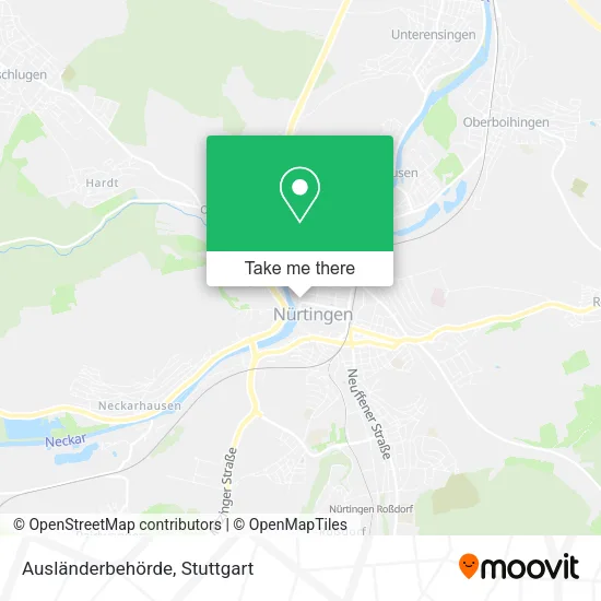 Карта Ausländerbehörde