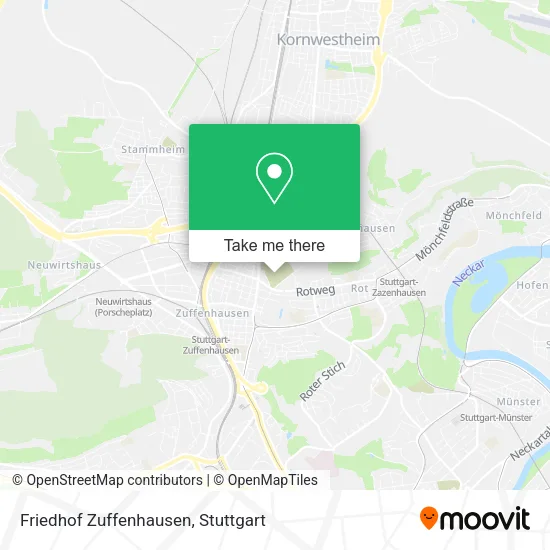 Карта Friedhof Zuffenhausen