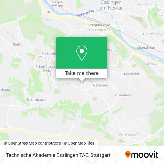 Карта Technische Akademie Esslingen TAE