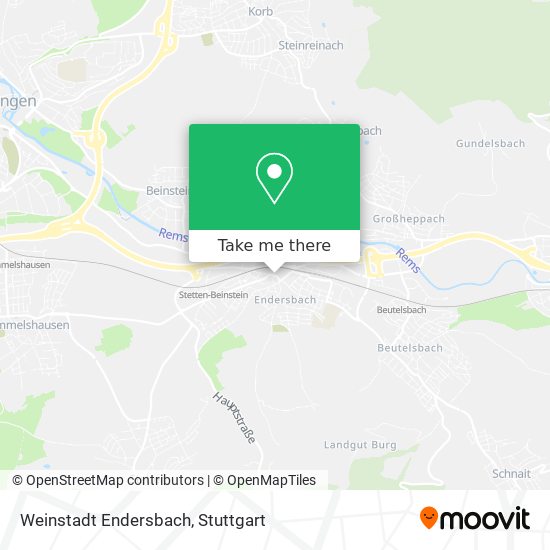 Карта Weinstadt Endersbach