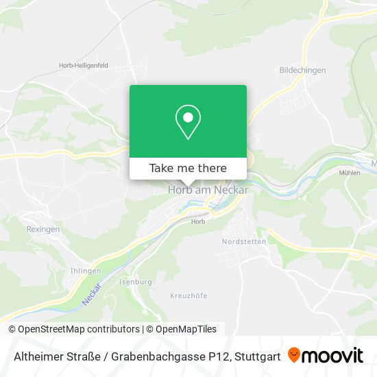 Altheimer Straße / Grabenbachgasse P12 map