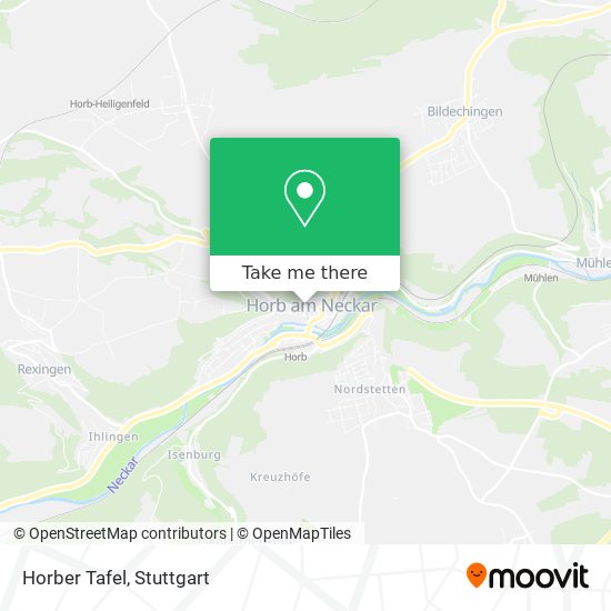 Карта Horber Tafel