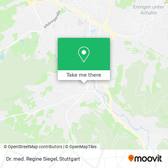 Dr. med. Regine Siegel map