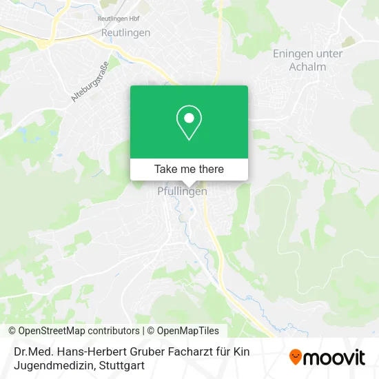 Карта Dr.Med. Hans-Herbert Gruber Facharzt für Kin Jugendmedizin