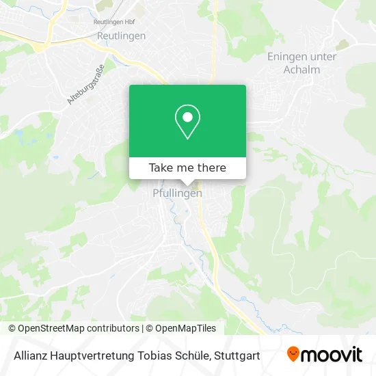 Карта Allianz Hauptvertretung Tobias Schüle