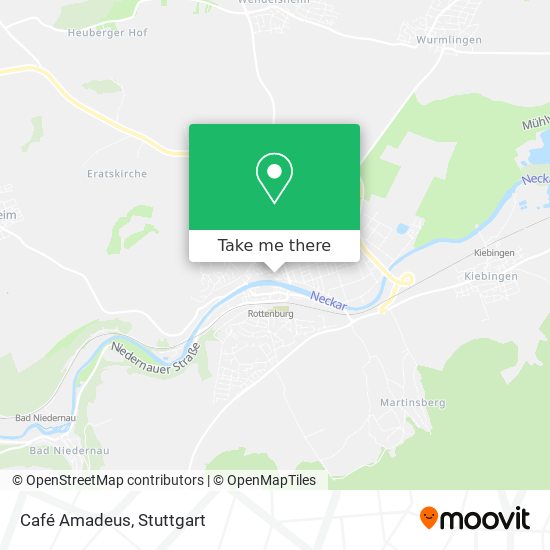 Café Amadeus map