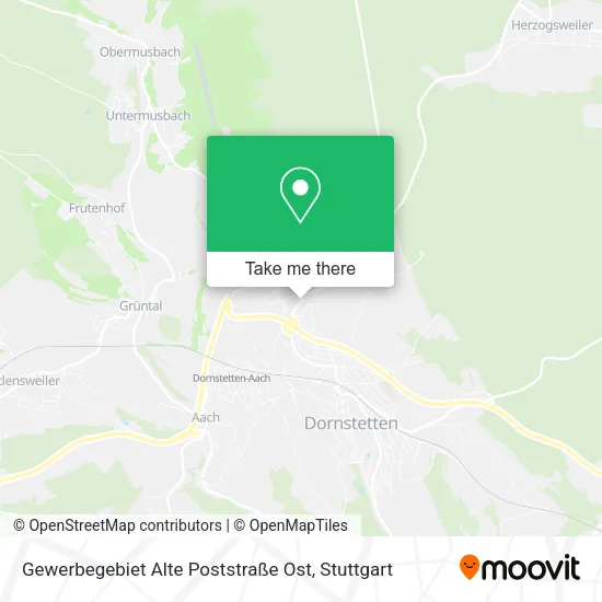 Карта Gewerbegebiet Alte Poststraße Ost