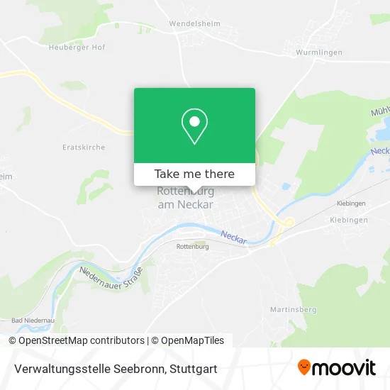 Карта Verwaltungsstelle Seebronn