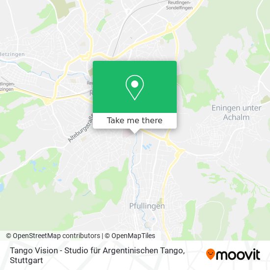 Карта Tango Vision - Studio für Argentinischen Tango