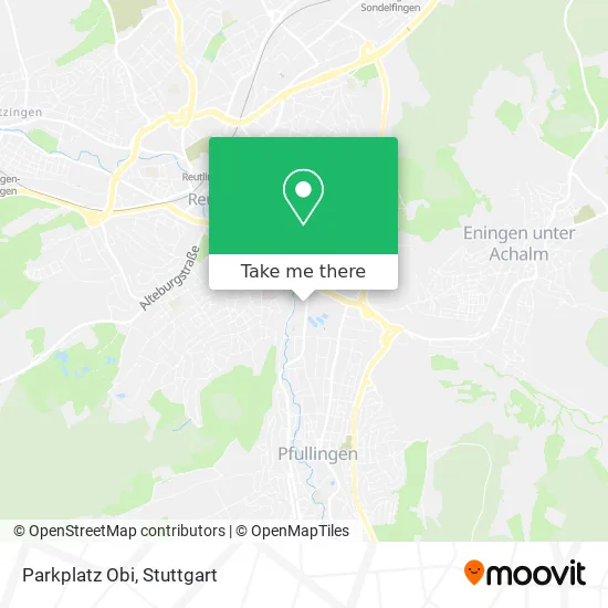 Карта Parkplatz Obi