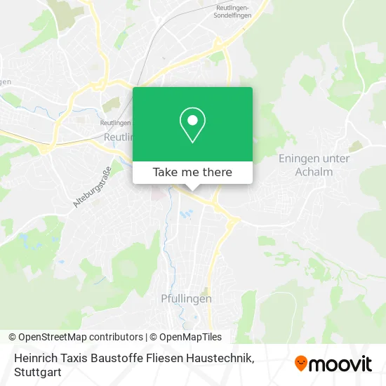 Карта Heinrich Taxis Baustoffe Fliesen Haustechnik